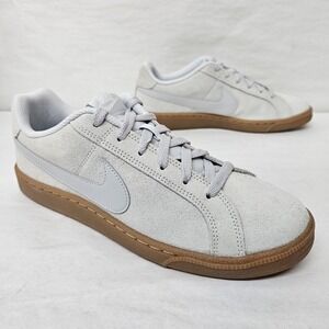 Nike Court Royale Suede Sneakers 916795-001 Pure‎ Platinum Women's Size 9.5